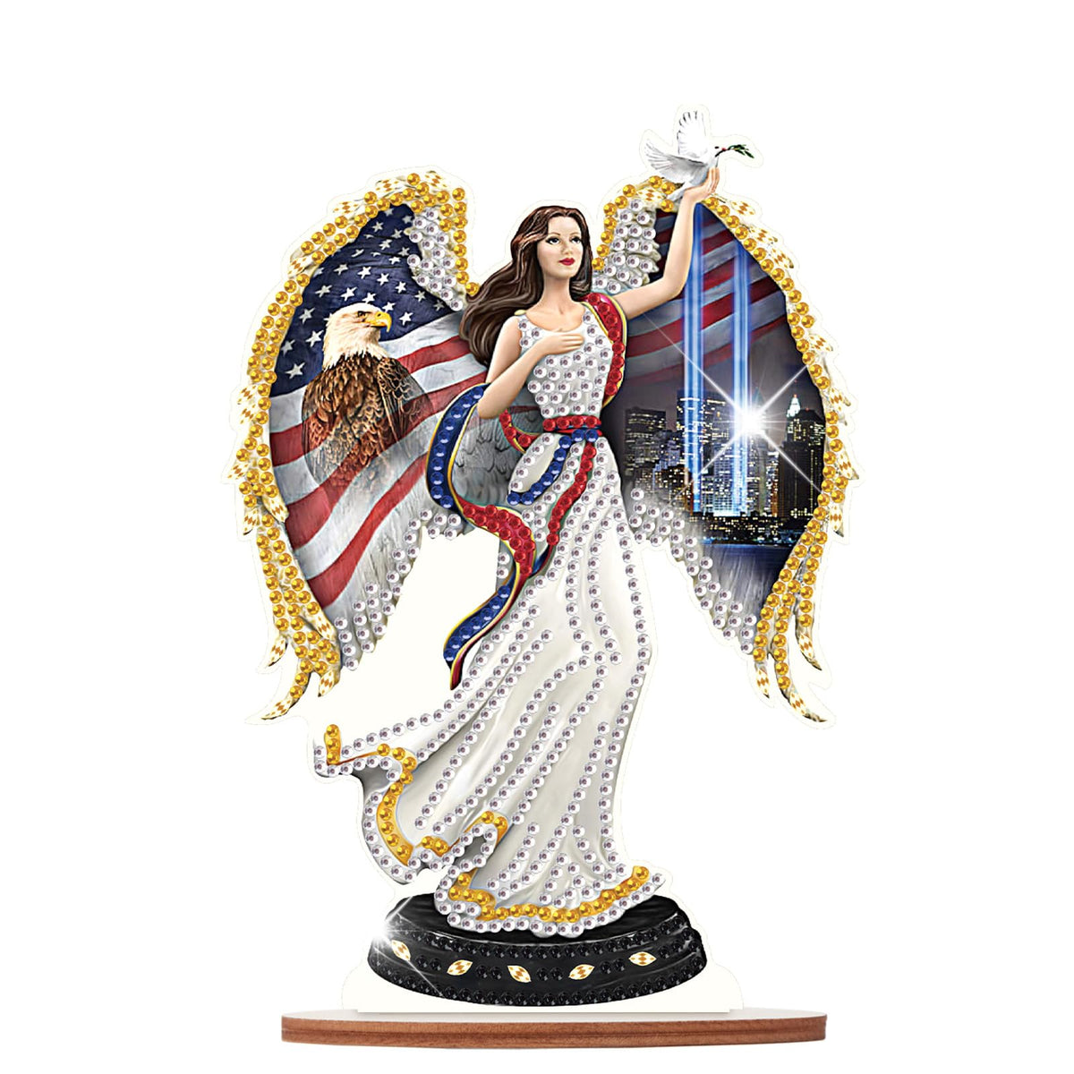 Tontut Diamond Painting Desktop Decorations for Religious Family Gatherings 5D DIY Special Diamond Art Decoration Set for Adults, Office Desktop or Christmas Holiday Display Crafts