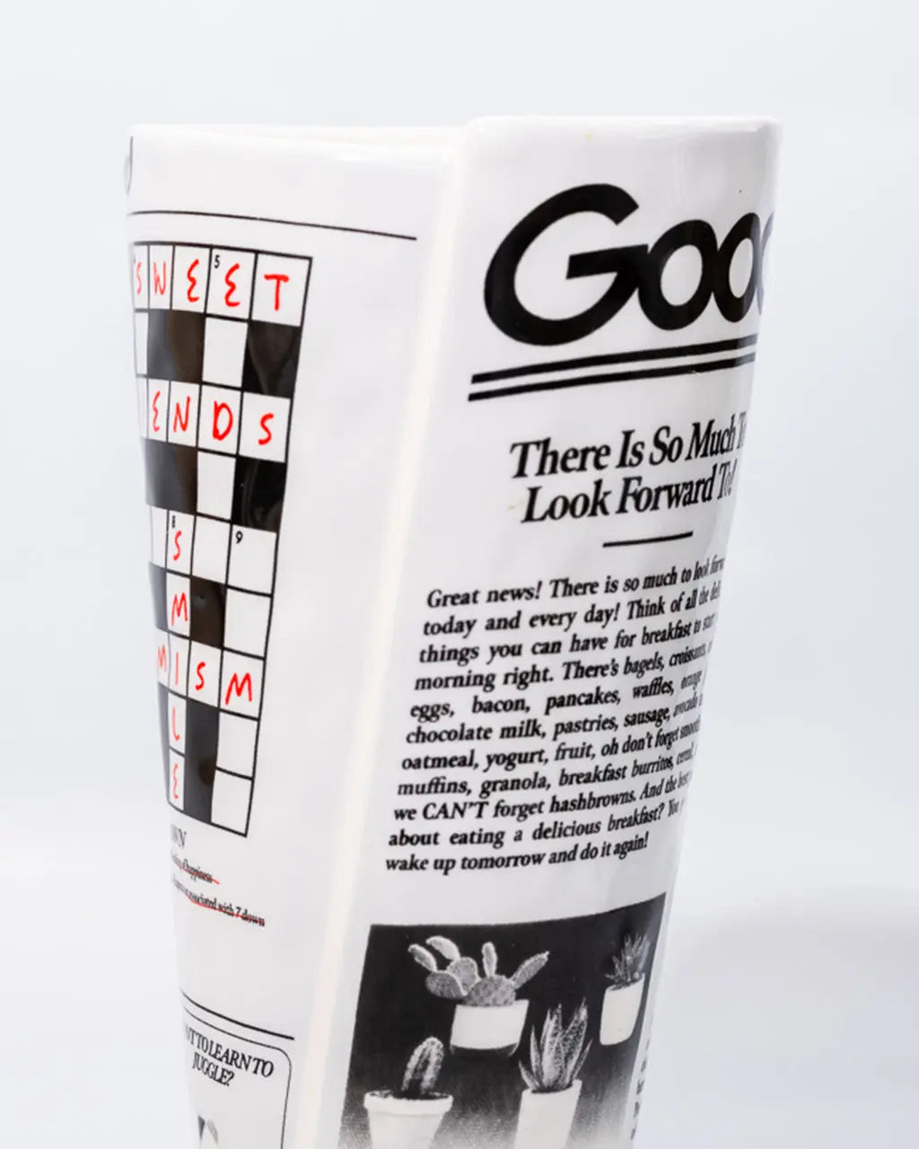 Newspaper Vase
